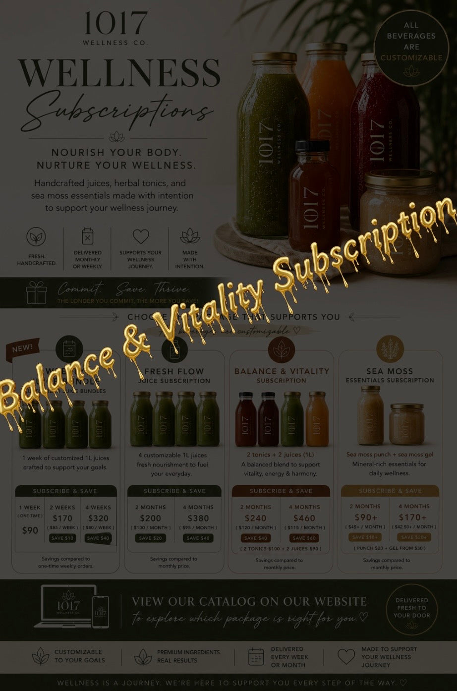 Balance & Vitality Subscription 2-Month Subscription