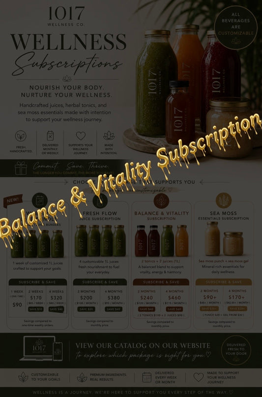 Balance & Vitality Subscription 2-Month Subscription